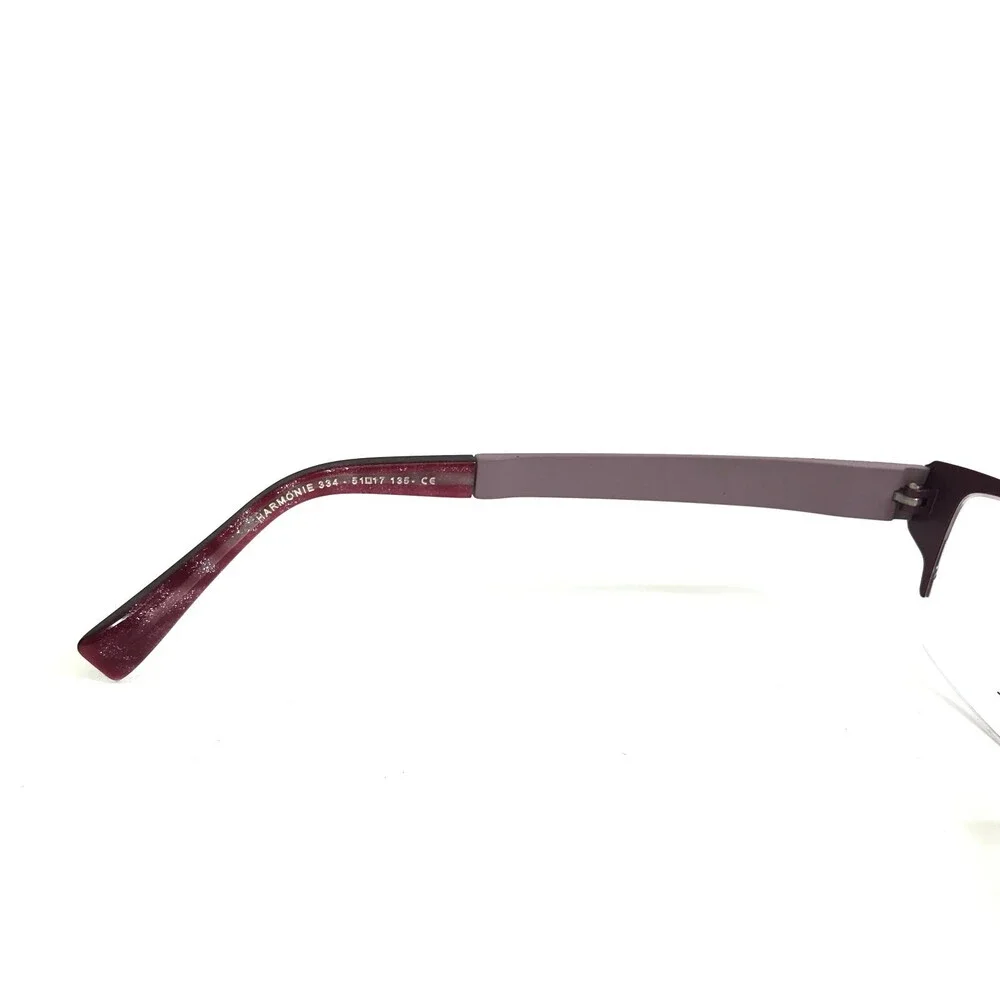 Jean Lafont Eyeglasses Frames HARMONIE 334 Purple Blue Square 51-17-135
